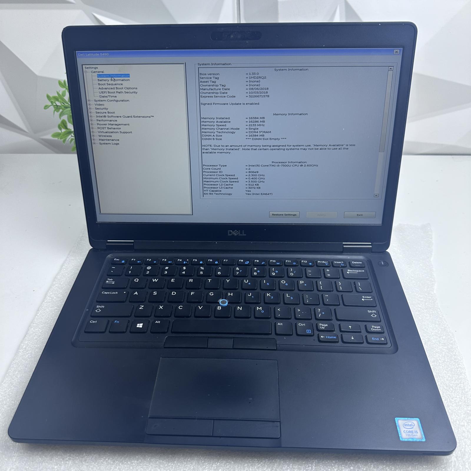 Dell Latitude 5490 Laptop, 14" HD, i5-7300U - Photo 2